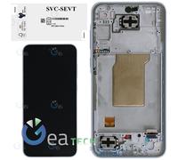 DISPLAY LCD SAMSUNG GALAXY A36 A366 5G ORIGINALE SERVICE PACK +FRAME BIANCO GRAY
