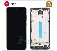 DISPLAY LCD SAMSUNG GALAXY A52S SM-A528 A528B TOUCH SCREEN + FRAME SCHERMO NERO
