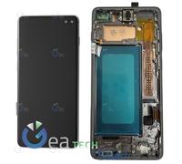 DISPLAY LCD SAMSUNG GALAXY S10+ PLUS G975 RICAMBIO SCHERMO INCELL TFT FRAME NERO