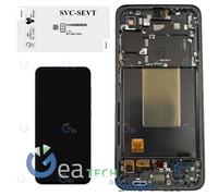 DISPLAY LCD SAMSUNG S24 FE 5G 2024 S721 SERVICE PACK ORIGINALE FRAME GRAPHITE