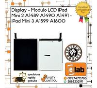 DISPLAY LCD SCHERMO MODULO APPLE IPAD MINI 2 3 A1489 A1490 1599 A1600 4G WIFI