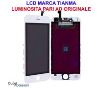 Display LCD Schermo Touch Vetro Apple Iphone 6 Bianco Originale Tianma OEM a1549