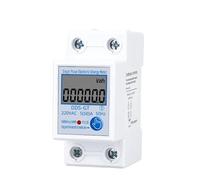 Display LCD su guida Din Contatore di energia digitale monofase a due fili KWh Consumo energetico Elettrico 230VAC 60A 50Hz Wattmetro(Multi -D with Light)