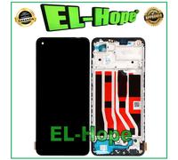 DISPLAY LCD TFT + FRAME PER OPPO A74 4G CPH2219 / F19 4G TOUCH SCREEN VETRO NERO