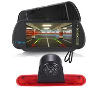 Display LCD TFT per specchietto retrovisore da 7 pollici + HD visione notturna luce freno telecamera di ricambio per Fiat Doblo 263/Opel Combo/Fiat doblo II 2 Cargo Kasten/station wagon