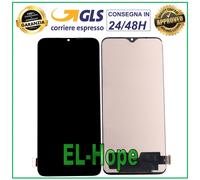 DISPLAY LCD TFT PER XIAOMI MI 10 LITE 5G M2002J9S TOUCH SCREEN SCHERMO NERO