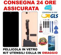DISPLAY LCD + TOUCH PARI ORIGINALE SERVICE XIAOMI REDMI NOTE 13 5G SCREEN VETRO