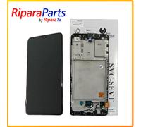 DISPLAY LCD TOUCH+FRAME PER SAMSUNG GALAXY A41 SM-A415 SCHERMO AMOLED NERO