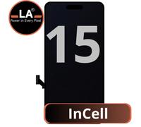 DISPLAY LCD + TOUCH (LA INCELL) PER APPLE IPHONE 15 DISPLAY 6,1" NERO + FRAME
