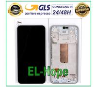 DISPLAY LCD TOUCH ORIGINALE 100% SAMSUNG GALAXY A54 5G 2023 SM-A546 FRAME NERO