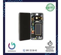DISPLAY LCD + TOUCH ORIGINALE SAMSUNG SERVICE S9 PLUS SM-G965 - FRAME NERO