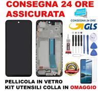 DISPLAY LCD TOUCH ORIGINALE SERVICE PACK FRAME XIAOMI REDMI NOTE 12S 23030RAC7Y
