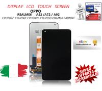 DISPLAY LCD + TOUCH SCREEN PARI ORIGINALE SERVICE OPPO REALME 6 / A52 CPH5069