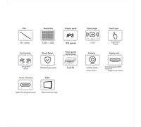 Display LCD touch screen da 10,1 pollici con fotocamera frontale da 5 MP, spina UK