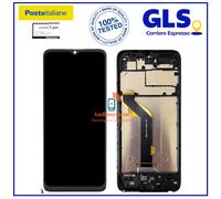 DISPLAY LCD +TOUCH SCREEN +FRAME per TCL 405 T506D RICAMBIO SCHERMO VETRO NERO