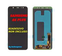 DISPLAY LCD+TOUCH SCREEN OLED =ORIGINALE SAMSUNG GALAXY A6 PLUS SM-A605 VETRO