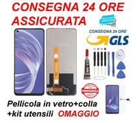 DISPLAY LCD TOUCH SCREEN ORIGINALE OPPO A73 5G CPH2161 A72 5G SCHERMO VETRO NERO