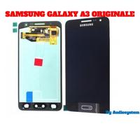 DISPLAY LCD+TOUCH SCREEN ORIGINALE SAMSUNG GALAXY A3 2015 SM-A300F VETRO NERO