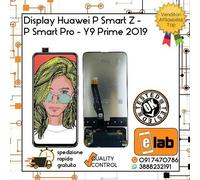 DISPLAY LCD TOUCH SCREEN PER HUAWEI Y9 PRIME 2019 STK-L21 PREMIUM VETRO SCHERMO
