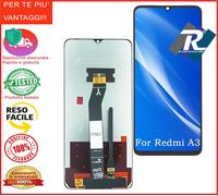 DISPLAY LCD PER XIAOMI REDMI A3 23129RN51X SCHERMO VETRO TOUCH SCREEN NERO