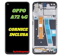DISPLAY LCD +TOUCH SCREEN +TELAIO FRAME OPPO A72 4G CPH2067 VETRO SCHERMO NERO