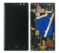 Display LCD Touch Screen Vetro Cornice Nero Originale Nokia Lumia 930