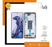 DISPLAY LCD TOUCH SCREEN XIAOMI MI 11T 5G NERO CON FRAME INCELL 21081111RG VETRO
