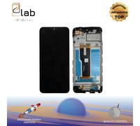 DISPLAY LCD TOUCH SCREEN ZTE BLADE A73 4G NERO CON FRAME 7060 SCHERMO VETRO