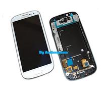 DISPLAY LCD+ VETRO SAMSUNG GALAXY S3 NEO GT i9301 COVER FRAME SCHERMO BIANCO
