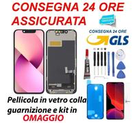 LCD DISPLAY APPLE IPHONE 13 VETRO TOUCH SCHERMO INCELL FHD PARI ORIGINALE 1:1