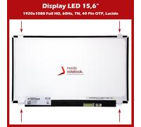 Display LED 15,6" FHD 40 Pin OTP per Dell Latitude 5580, 5590, 5591, 3500