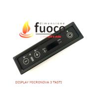 DISPLAY LED MICRONOVA PN005 3 TASTI STUFE ELLEDI EDIL KAMIN ARCA QLIMA - 0025V