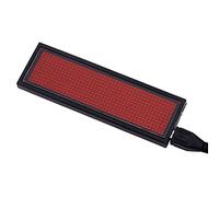 Display LED Programmabile 93x30x5mm Ricaricabile USB per Messaggi Pubblicitari e Scrolling