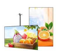 Display Led Ultrasottile Sospeso, Cartellone Pubblicitario Digitale Commerciale Da 32 43 50 55 Pollici, 1920*108P, 1GB+8GB, Schermo Diviso Intelligente, Supporto WiFi/HDMI/USB/RJ45,1PCS-43in