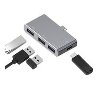 Display Link Docking Station-USB C Expansion Hub, Adattatore per laptop Universals | Connettore monitor multiPort, splitter Duals Display, utilità Extender desktop compatta per configurazione, spazi d