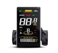 Display M58 LCD Display per motori (TSDZ2B/Z16) - Compatibile con 36V/48V, cavo impermeabile pin, protocollo UART, classificazione IP65, schermo verticale da 3,8 pollici, regolabile