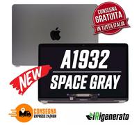 Display Macbook Air 13.3 A1932 schermo completo ORIGINALE APPLE OEM - Space Gray