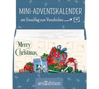 Display Mini-Adventskalender mit Umschlag zum Verschicken Eine wunderschöne Weihnachtszeit: Mit 4 x 9 Ex. | Adventskalender-Postkarten mit 24 Türchen und Kuvert (DIN A6)