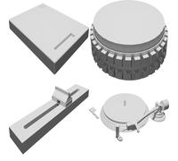 Display Model for Technics 1210 Turntable Dual Color Design CR-6 SE