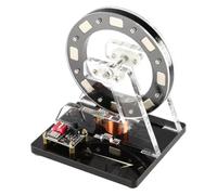 Display motore con sensore Hall senza spazzole, modello di apprendimento elettromagnetico con funzionamento a bobina visibile, movimento della ruota panoramica e dimostrazione di ingegneria STEM