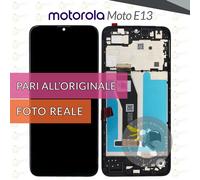 DISPLAY MOTOROLA MOTO E13 XT2345 SCHERMO LCD + VETRO TOUCH SCREEN + FRAME