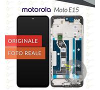 DISPLAY MOTOROLA MOTO E15 XT2523 SCHERMO FRAME VETRO TOUCH LCD PARI A ORIGINALE