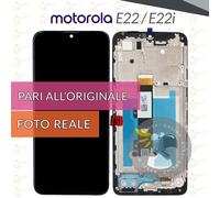 DISPLAY MOTOROLA MOTO E22 / MOTO E22i XT2239 SCHERMO LCD + VETRO TOUCH + FRAME