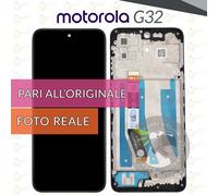 DISPLAY MOTOROLA MOTO G32 XT2235 SCHERMO + FRAME LCD VETRO TOUCH PARI ORIGINALE
