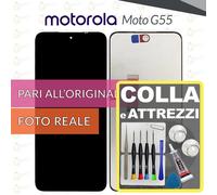 DISPLAY MOTOROLA MOTO G55 XT2435 SCHERMO LCD VETRO RICAMBIO +COLLAeKIT