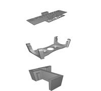 Display Mount and Sign Holder for C-17 Globemaster III Kit Card Model