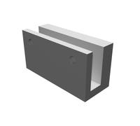 Display Mount for 7-inch Vinyl Record Compatible with Glass Case Installation