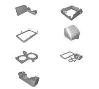 Display Mount for Duet WiFi 7" Screen - Two-Piece Design with Fan Support