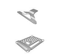 Display Mount for RepRapDiscount Full Graphics Smart Controller with 8mm Rod