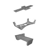 Display Mount for Su-27 Flanker Model Kit Compatible with 3UDC System